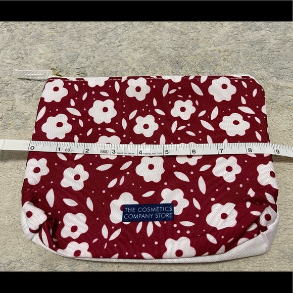 BRAND new The Cosmetics Company Store Top-Zip Make Up Case 9” X 7” - Picture 5 of 6